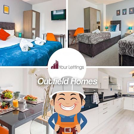 5-Bedroom Contractor House With 10 Beds Free Parking And Free Wifi - Outfield Homes By Your Lettings Short Lets & Serviced Accommodation Peterborough Luaran gambar